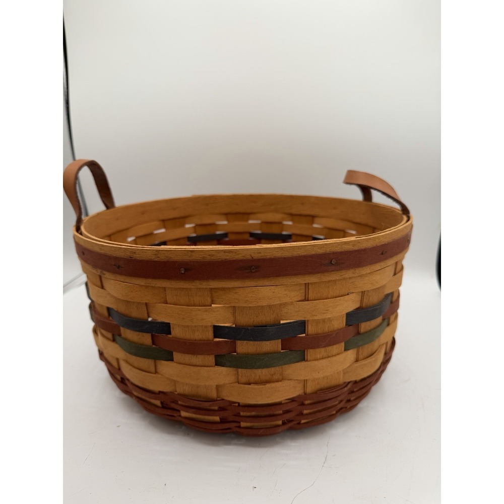 Longaberger 1995 "Shades of Autumn" Basket of Plenty 🍁🧺 – EUC – Beautiful